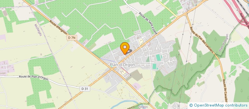 localisation de l'entreprise SCI RICHARD  PLAN-D'ORGON