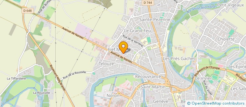 localisation de l'entreprise SCI RICHARD ET FILLES  NIORT