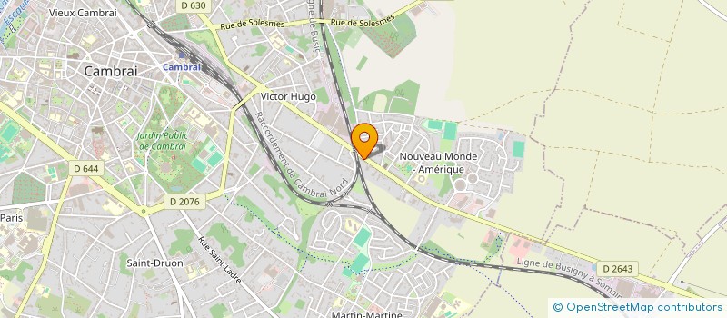 localisation de l'entreprise SCI RICHARD IMMO à CAMBRAI