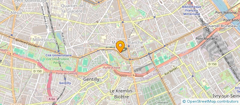 localisation de l'entreprise SCI RICHARD LEBLANC  PARIS