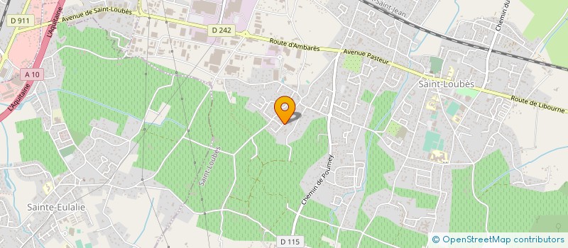 localisation de l'entreprise SCI RICHARD-TOURET  SAINT-LOUBES