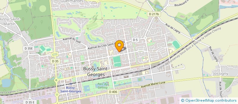 localisation de l'entreprise SCI RICHARDSON  BUSSY-SAINT-GEORGES