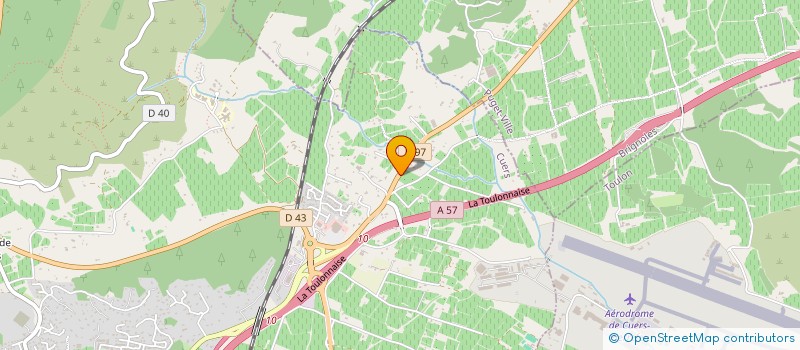 localisation de l'entreprise SCI RICHAUDEAU&SQUARZONI  CUERS