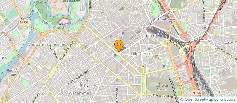 localisation de l'entreprise SCI RICHEBE INKERMANN à LILLE