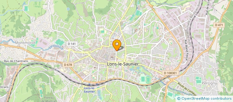 localisation de l'entreprise SCI RICHEBOURG  LONS-LE-SAUNIER