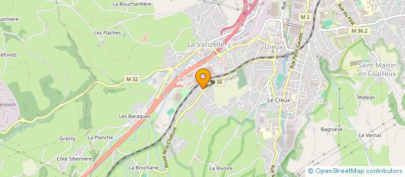 localisation de l'entreprise SCI RICHELANDIERE  SAINT-CHAMOND