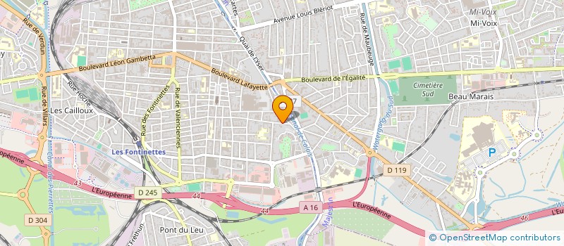 localisation de l'entreprise SCI RICHELIEU  CALAIS