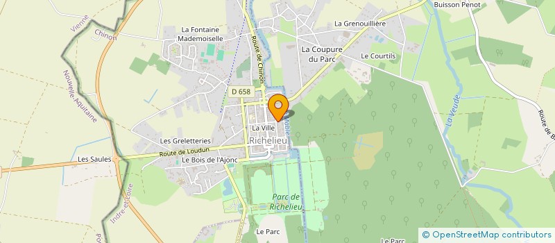 localisation de l'entreprise SCI RICHELIEU 37  RICHELIEU