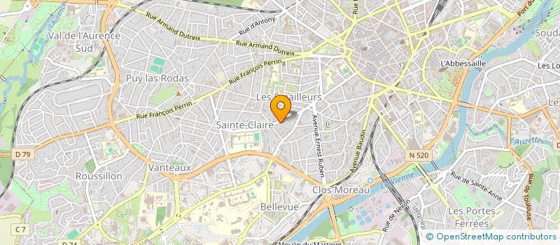 localisation de l'entreprise SCI RICHELIEU  LIMOGES