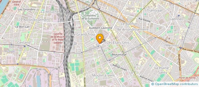 localisation de l'entreprise SCI RICHELIEU  LYON