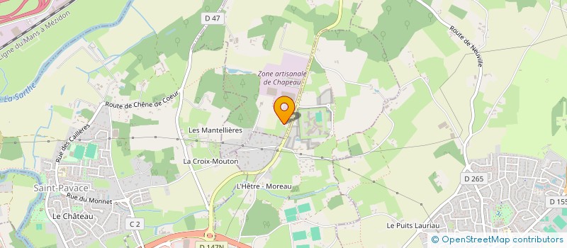 localisation de l'entreprise SCI RICHEMONT  COULAINES