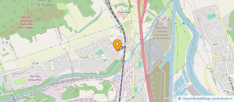 localisation de l'entreprise SCI RICHEMONT  RICHEMONT