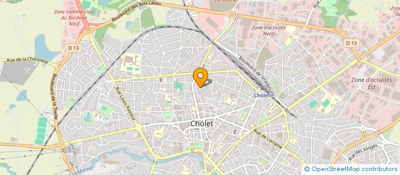 localisation de l'entreprise SCI RICHEPIN à CHOLET