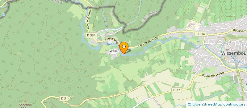 localisation de l'entreprise SCI RICHERT  WISSEMBOURG