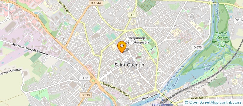 localisation de l'entreprise SCI RICHET à SAINT-QUENTIN