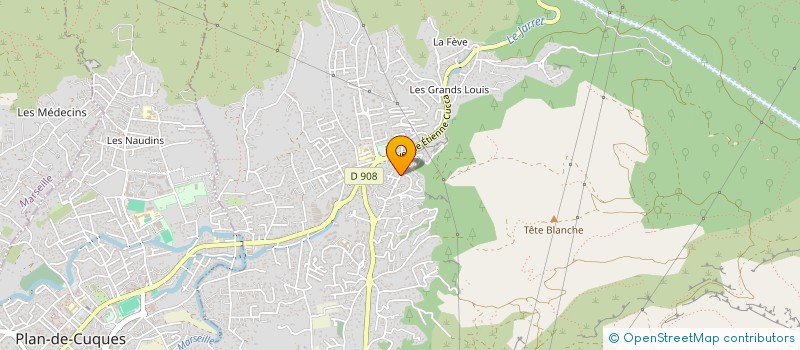 localisation de l'entreprise SCI RICHETTI  ALLAUCH