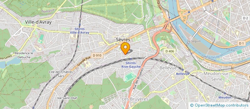 localisation de l'entreprise SCI RICHMOND BROWN  SEVRES