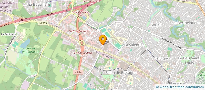 localisation de l'entreprise SCI RICK MY 2 à ORVAULT