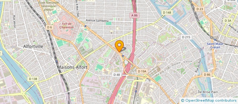 localisation de l'entreprise SCI RICKEVA à MAISONS-ALFORT