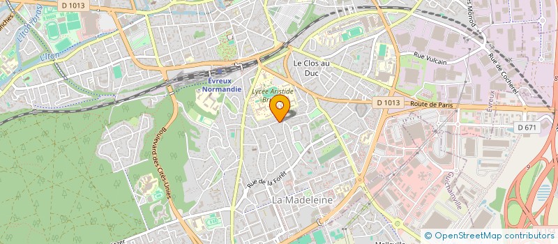 localisation de l'entreprise SCI RICO & CO  EVREUX