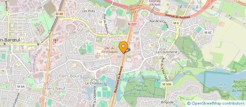 localisation de l'entreprise SCI RICOCHET à VILLENEUVE-D'ASCQ