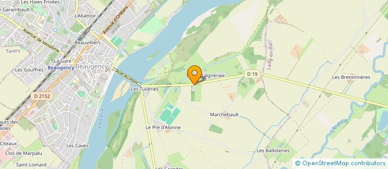 localisation de l'entreprise SCI RICOCHET  BEAUGENCY
