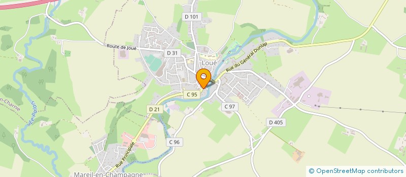 localisation de l'entreprise SCI RICORDEAU PATRIMOINE  LOUE