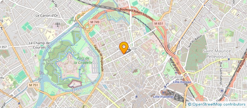 localisation de l'entreprise SCI RICORDI à LILLE