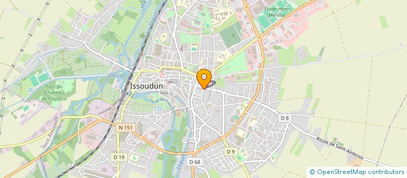 localisation de l'entreprise SCI RICOREE à ISSOUDUN