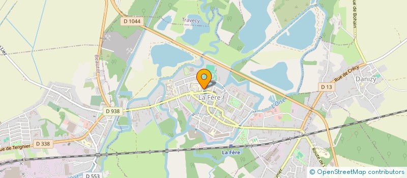 localisation de l'entreprise SCI RICOREY à LA FERE