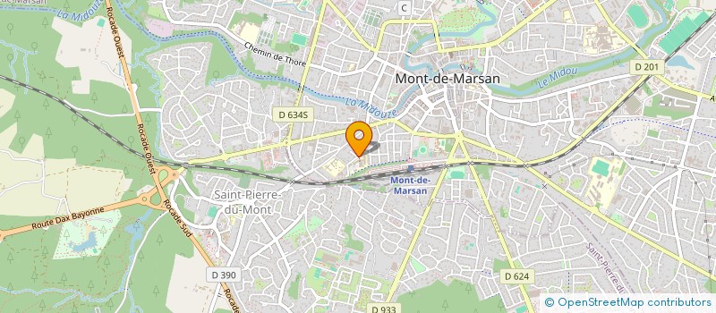 localisation de l'entreprise SCI RICORRIDO à MONT-DE-MARSAN