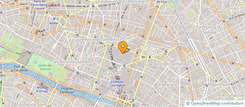 localisation de l'entreprise SCI RICOU STYL INVEST  PARIS