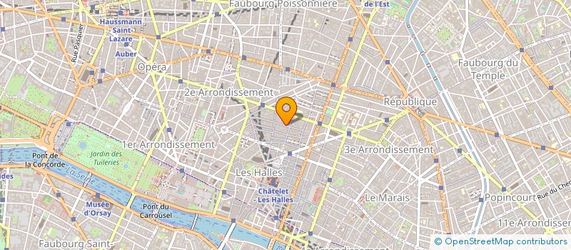 localisation de l'entreprise SCI RICOU STYL VOSGES  PARIS