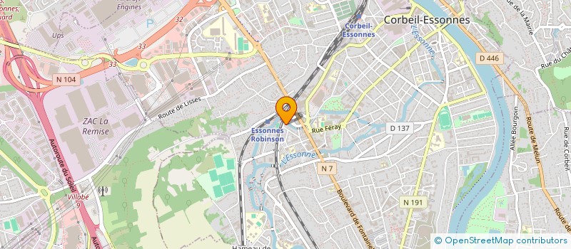 localisation de l'entreprise SCI RICVAL à CORBEIL-ESSONNES
