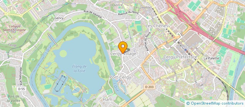 localisation de l'entreprise SCI RIDAGILA  PONTOISE