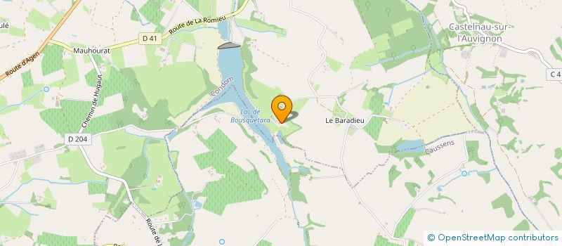 localisation de l'entreprise SCI RIDEGAARD  CONDOM