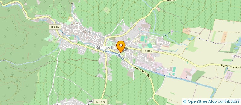 localisation de l'entreprise SCI RIDER COMPANY  RIBEAUVILLE