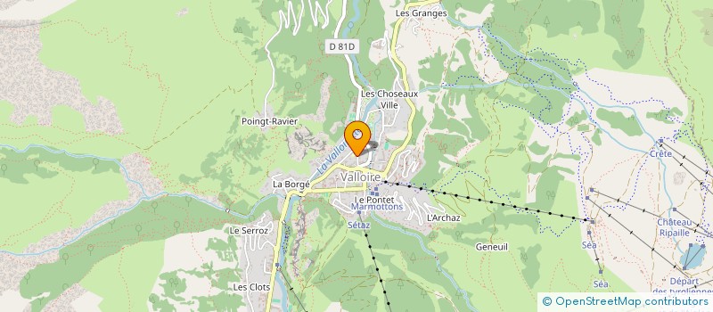 localisation de l'entreprise SCI RIDERS  VALLOIRE