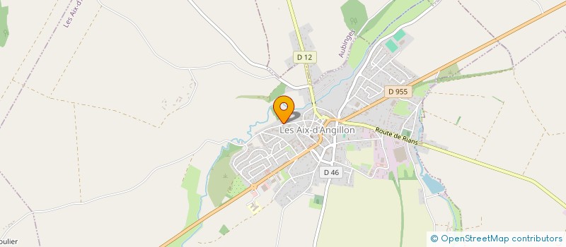 localisation de l'entreprise SCI RIDET  LES AIX-D'ANGILLON