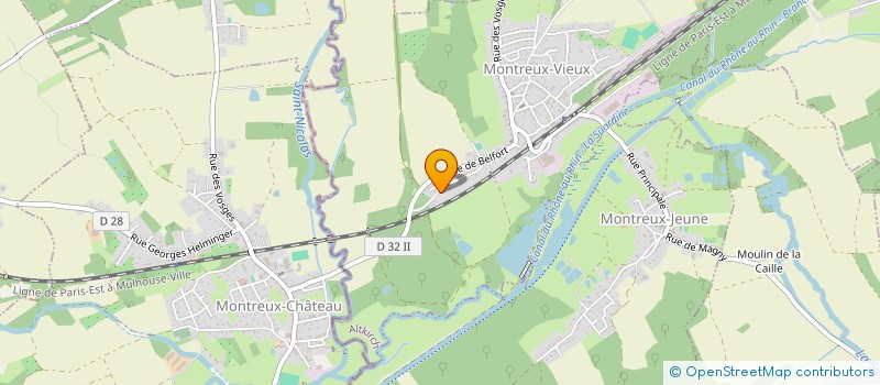 localisation de l'entreprise SCI RIED  TRAUBACH-LE-HAUT