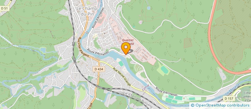 localisation de l'entreprise SCI RIEDINGER à EPINAL