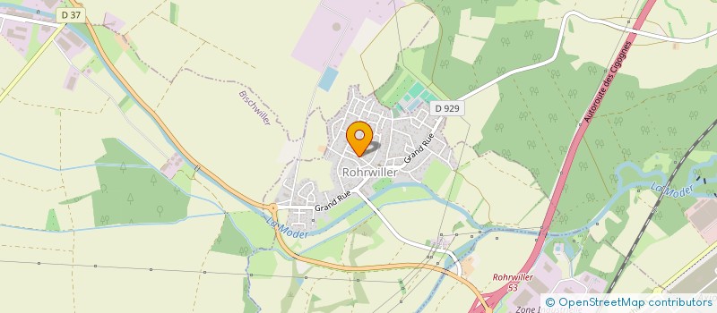 localisation de l'entreprise SCI RIEDLAND  ROHRWILLER