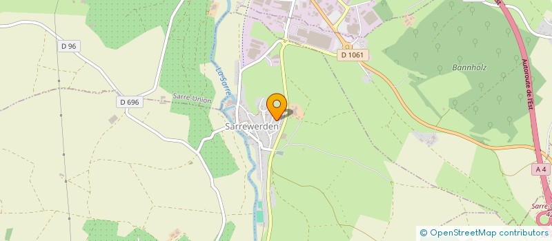 localisation de l'entreprise SCI RIEGER  SARREWERDEN