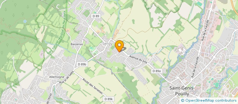 localisation de l'entreprise SCI RIEHL  SERGY