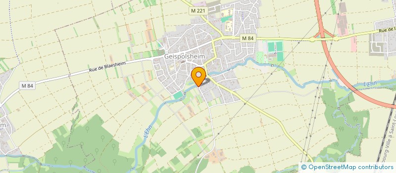 localisation de l'entreprise SCI RIELJO  GEISPOLSHEIM