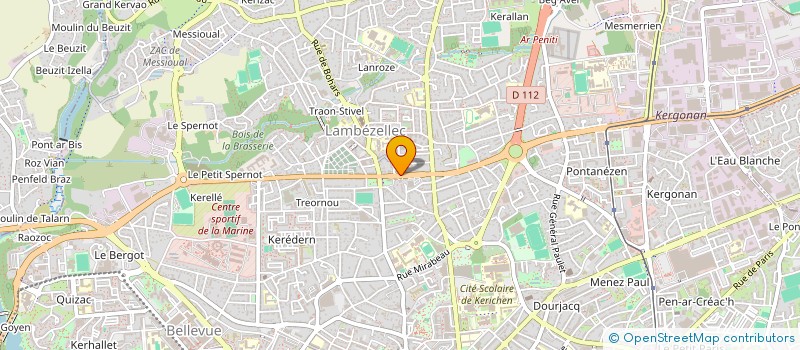 localisation de l'entreprise SCI RIELLE  BREST