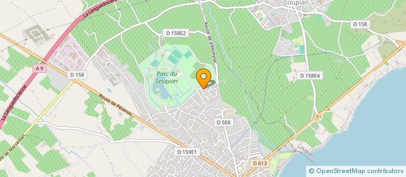localisation de l'entreprise SCI RIERA à MEZE