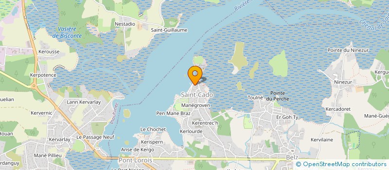 localisation de l'entreprise SCI RIERA-LE BOZEC  BELZ