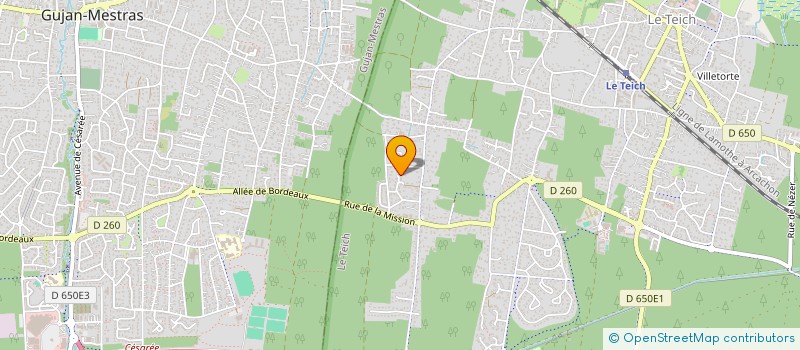 localisation de l'entreprise SCI RIERA LE TEICH  LE TEICH