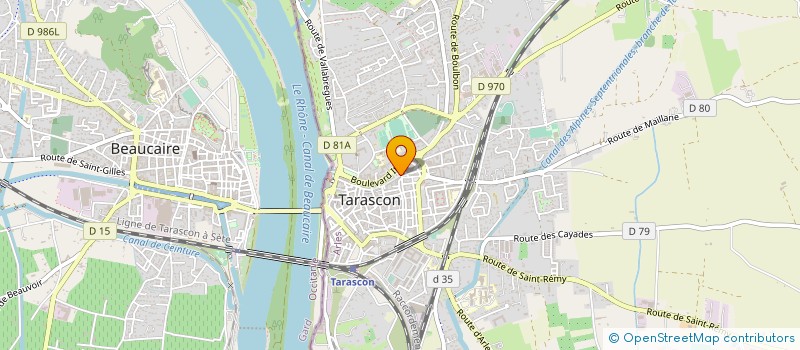 localisation de l'entreprise SCI RIETER  TARASCON